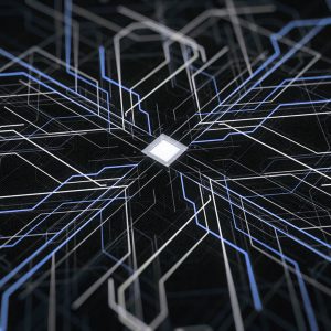Digitale Struktur Kreuz